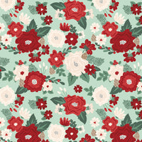 Evergreen Wishes Main Mint Yardage by Traci Reed for Riley Blake Designs | C17810-MINT