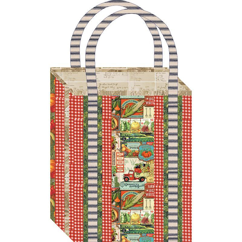 Farm and Garden Farm to Table Shopper Tote Boxed Kit by Cathe Holden for Moda Fabrics | KIT7470TOTE