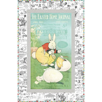 Egg Hunt The Easter Home Journal Main Panel by J. Wecker Frisch for Riley Blake Designs | Panel Size 23 1/2" x 43 1/2" | PD17140-PANEL