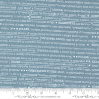 PRESALE Wild Honey Buzz Words Sky Yardage by Lella Boutique for Moda Fabrics | 5254 14