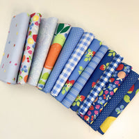 Fruit Salad Custom Fat Quarter Bundle All Blue by Corey Yoder for Moda Fabrics | 13 FQs | Curated Bundle