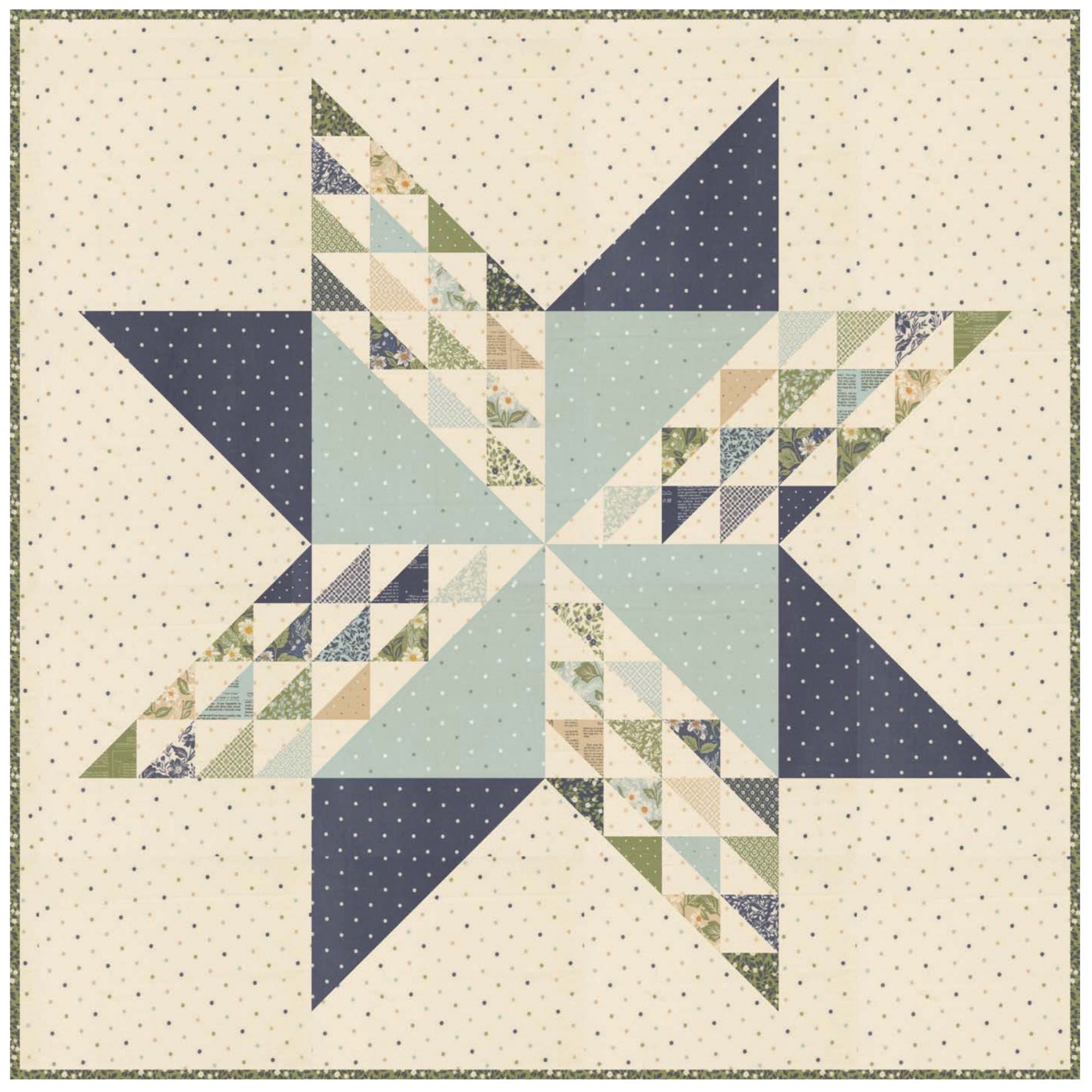 PRESALE Sugar Cookie Custom Quilt Kit With True Love by Lella Boutique for Moda Fabrics | Quilt Size 72 1/2” x 72 1/2”
