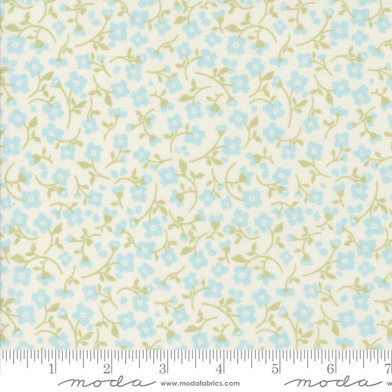 Dainty Meadow Porcelain Sky Meadow Yardage by Heather Briggs of My Sew Quilty Life for Moda Fabrics | 31744 33