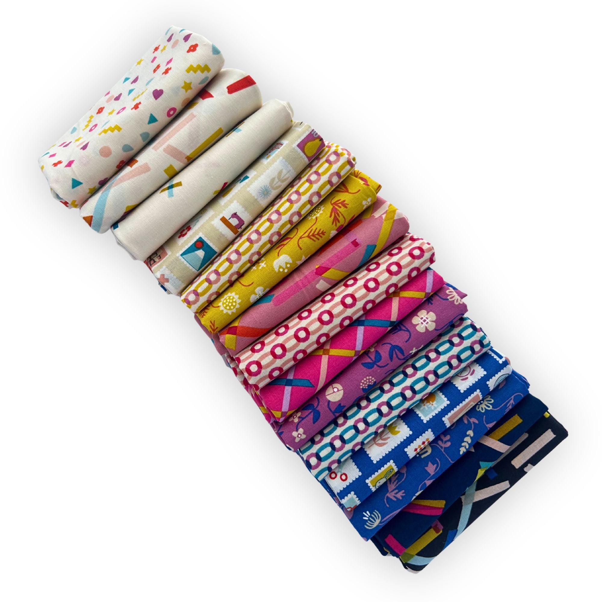 Ruby Star Fat Quarter Bundle | Salutations and Washi Plus Fabrics for Ruby Star Society | 15 Fat Quarters | Curated Bundle