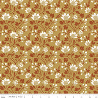 PRESALE Before the Bloom Florence Gold Yardage Danelys Sidron for Riley Blake Designs | C18061-GOLD
