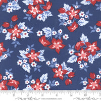 PRESALE Star Spangled Memorial Flowers Twilight by April Rosenthal of Prairie Grass for Moda Fabrics | 24170 13