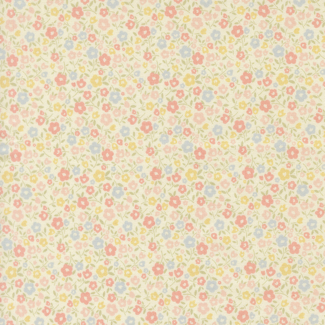 PRESALE Handmade Sweetness Bitty Blossoms Porcelain Yardage by Heather Briggs of My Sew Quilty Life for Moda Fabrics | 31791 11