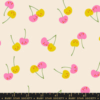 Trinketry Cherry Friends Natural Yardage by Melody Miller for Ruby Star Society | RS0112 11