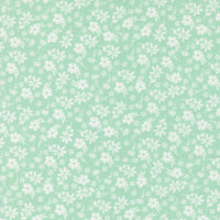 PRESALE Delightfully Yours Blossoms Aqua by Sherri & Chelsi for Moda Fabrics | 37701 17