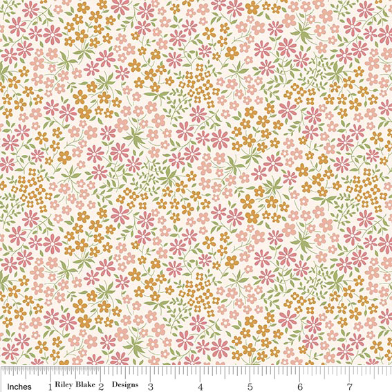 PRESALE Meadow Flowers Wildflower Garden B Yardage by Liberty Fabrics for Riley Blake Designs | 01667526B