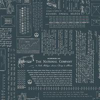 TYPE/ography Blackboard Yardage by Lori Holt of Bee in My Bonnet for Riley Blake Designs | C16850-BLACKBOARD
