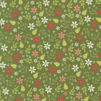 PRESALE Poinsettia and Pear Pear Evergreen Yardage by Sherri & Chelsi for Moda Fabrics | 37711 14