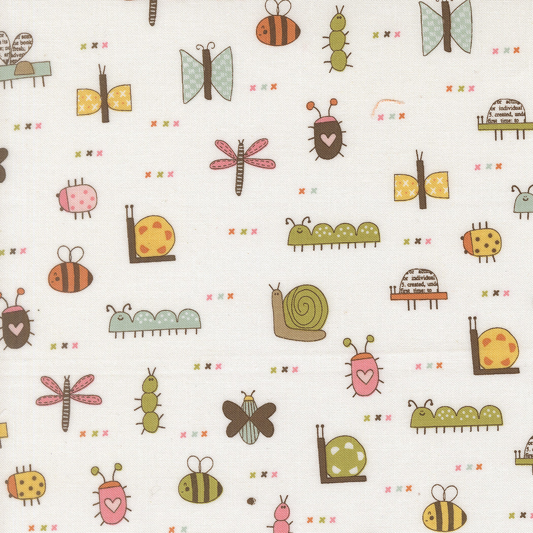 PRESALE Bug Collector The Bugs Cloud Yardage by Sweetwater for Moda Fabrics | 55731 11