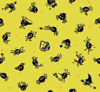 PRESALE Freaky Familiars Spider Sense Citron Yardage by Ruby Star Society | RS5191 12