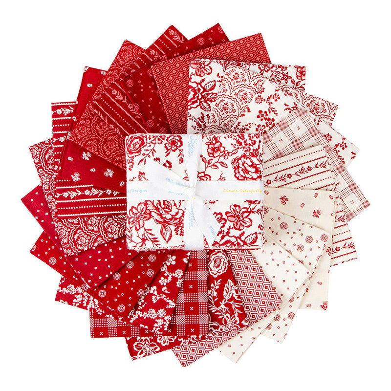 Red Delicious Fat Quarter Bundle by The RBD Designers for Riley Blake Designs | 21 Precut Fat Quarters | FQ-15660-21