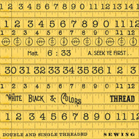 PRESALE She Who Sews–The Maker Tape Measures Yellow Yardage by J. Wecker Frisch for Riley Blake Designs | C18535-YELLOW