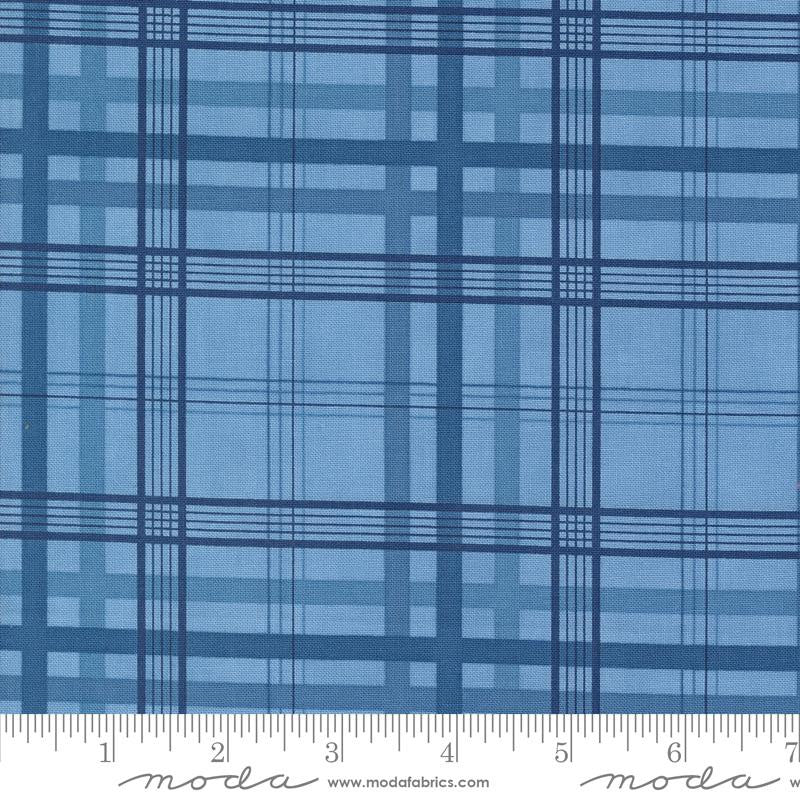 Grand Haven Plaid Sky Yardage by Minick & Simpson for Moda Fabrics | 14989 16