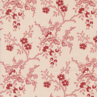 Sallys Stitches Flowering Quince Sweet Pink Yardage by Betsy Chutchian for Moda Fabrics | 31710 12