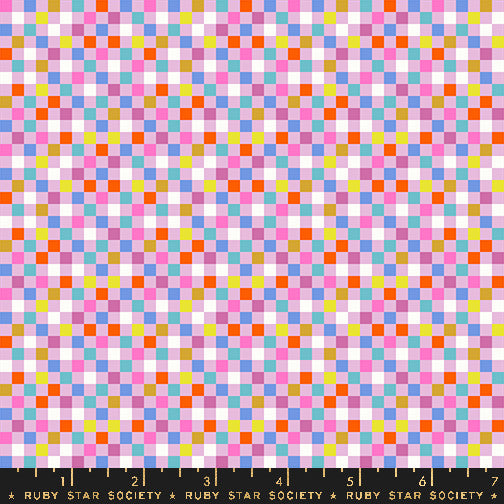 Washi Plus Checkmate Macaron Yardage by Rashida Coleman Hale for Ruby Star Society | RS1102 12