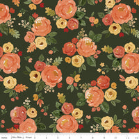 Happy Fall Days Main Forest Yardage by Kelsey Carlson for Riley Blake Designs | C16340-FOREST