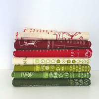 Christmas Fabric Bundle | TYPE/ography by Lori Holt of Bee in my Bonnet | 7 Pieces | Curated Fat Quarter or Half Yard Bundle
