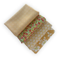 Custom Fat Quarter Bundle Yellow | Summers End by Fig Tree & Co for Moda Fabrics | 4 FQs | Curated Bundle