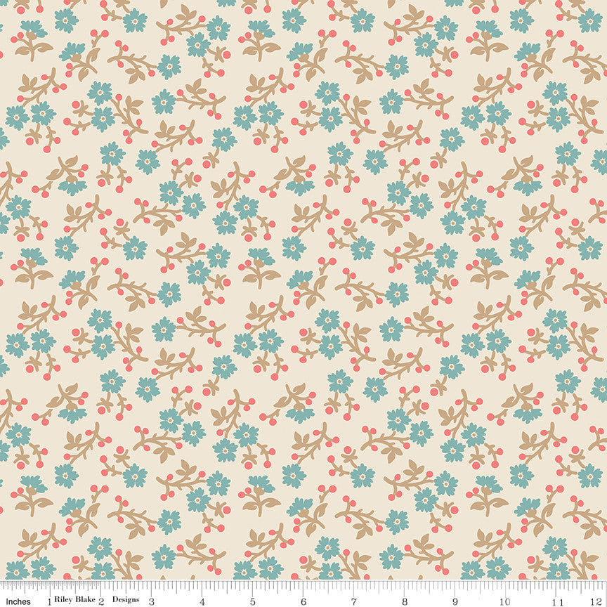 PRESALE Wide Back Baked With Love Grateful Linen 108" Yardage by Lori Holt of Bee in My Bonnet | WB17806-LINEN