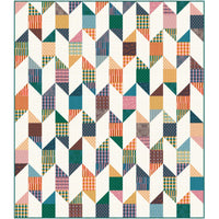 Board and Batten Custom Quilt Kit With Geometry by Ruby Star Society | Quilt Size 56" x 64"
