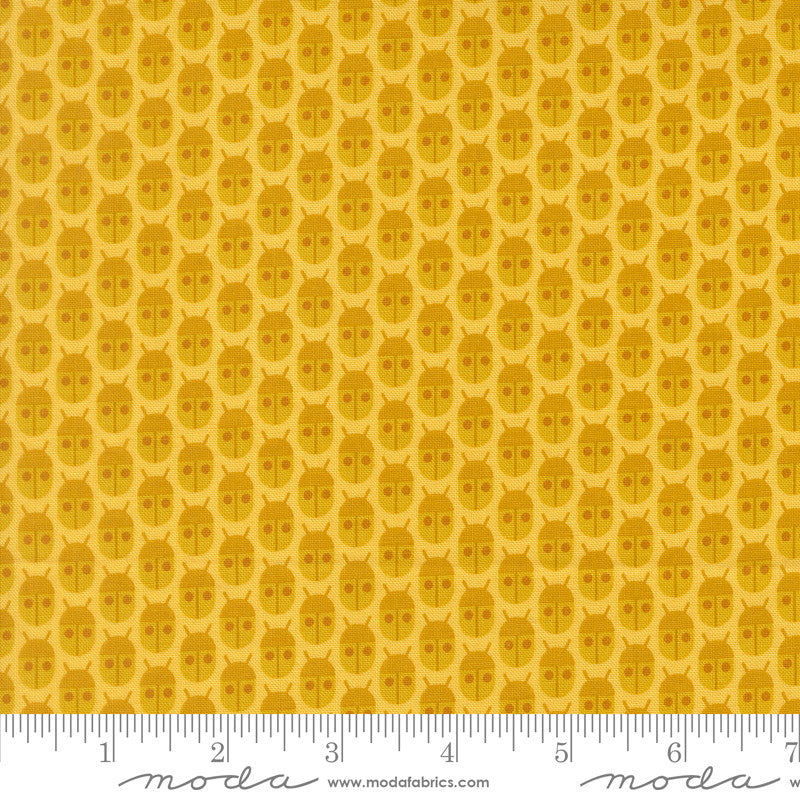 PRESALE Popcorn Little Bugs Lemon Yardage by Elizabeth Hartman for Moda Fabrics | 51280 12