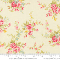 Lyda Rose Main Floral Porcelain Yardage by Bunny Hill Designs for Moda Fabrics | 3070 11