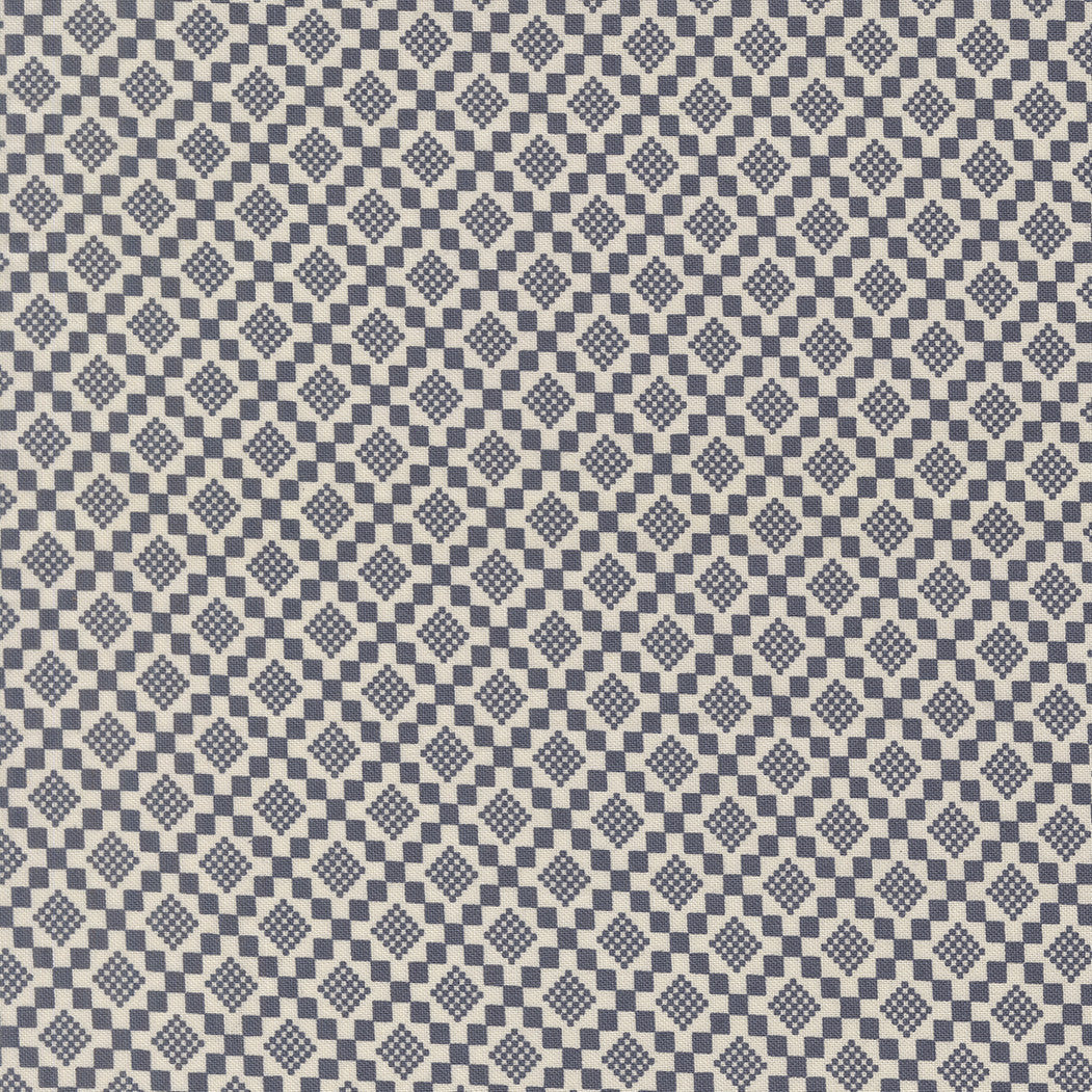 PRESALE True Love Checkmate Twilight Yardage by Lella Boutique for Moda Fabrics | 5265 13