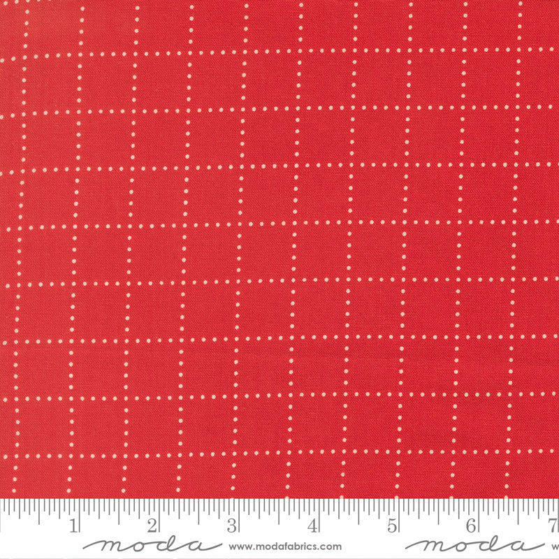 PRESALE Bloomsberry Stroll Red Yardage by Camille Roskelley for Moda Fabrics | 55354 18