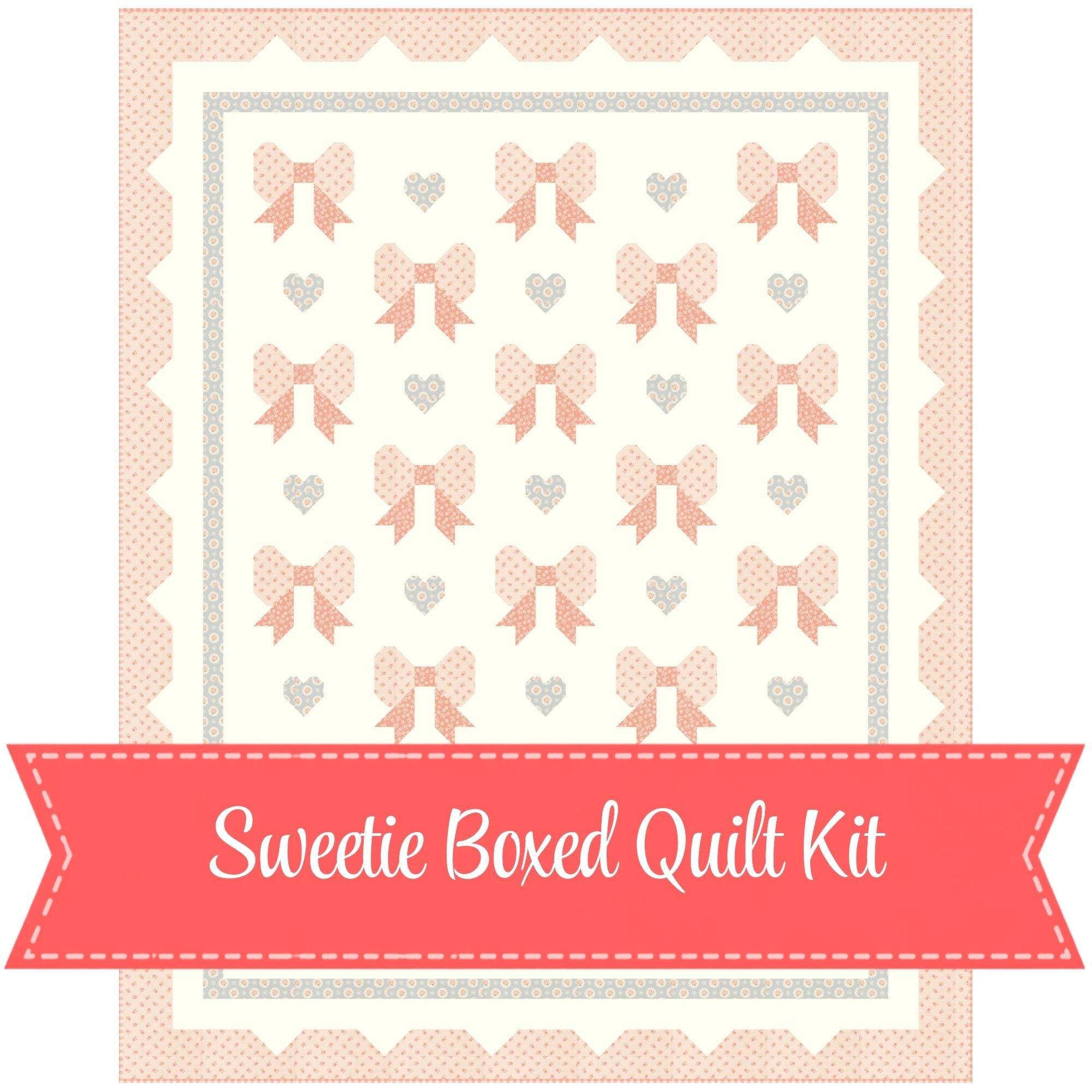 PRESALE Handmade Sweetness Sweetie Quilt Kit Boxed by Heather Briggs of My Sew Quilty Life for Moda Fabrics | KIT31790