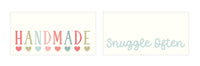 PRESALE Sunbonnet Woven Quilt Labels by Heather Briggs of My Sew Quilty Life | Pack of 8 Woven Quilt Labels | MSQL 115N