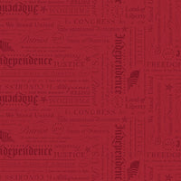 PRESALE Independence Declaration Cherry Tart Yardage by the RBD Designers for Riley Blake Designs | SKU