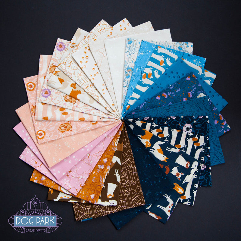 Dog Park Mini Charm by Sarah Watts of Ruby Star Society for Moda Fabrics | RS2093MC Precut Fabric Bundle