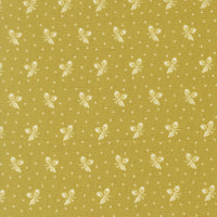 PRESALE Butternut and Sage Acorn Medley Citron Yardage by Fig Tree & Co for Moda Fabrics | 35445 12