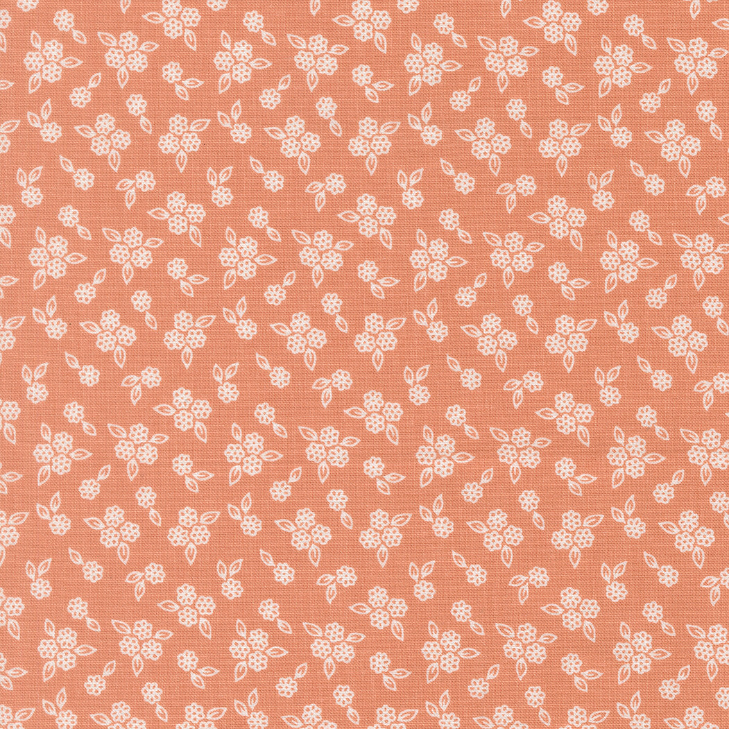 Pastel Prairie Petals Coral Yardage by My Sew Quilty Life for Moda Fabrics | 31788 33