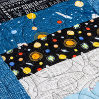 PRESALE Solar System Explorer Quilt Kit | Reach for the Stars Nasa for Riley Blake Designs | Quilt Size is 63 1/2" x 72 1/2" | FREE PATTERN