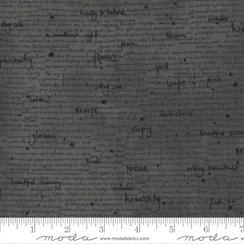 Sale! Botanicals Graphite Notes Yardage by Janet Clare for Moda Fabrics | 16913 15