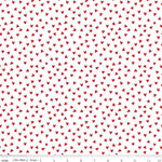 My Valentine White Heart Toss Yardage by Echo Park Paper Co. for Riley Blake Designs | C14154 WHITE