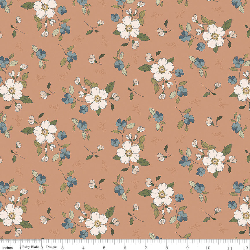 PRESALE Charmed & Treasured Main Light Clay Yardage by Kassidy Grace for Riley Blake Designs | C18160-LTCLAY