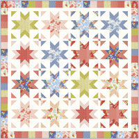 PRESALE Sparklers Custom Quilt Kit with Rosie by Fig Tree & Co for Moda Fabrics | Quilt Size 60" x 60"