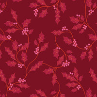 PRESALE Christmas in Color Berry & Bloom Yardage by Art Gallery Fabrics | CMC-25410