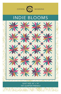 Indie Blooms Quilt Pattern by Crystal Manning | CMA 896
