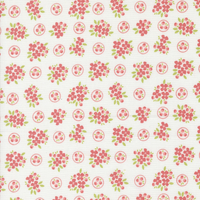 Cali & Co Ring Around Posie Cloud Flamingo Yardage by Corey Yoder for Moda Fabrics | 29191 11