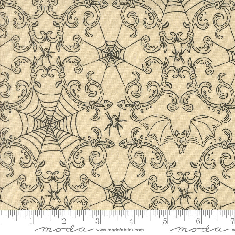 Home Sweet Haunt Rod Iron Bone Yardage by Stacy Iest Hsu for Moda Fabrics | 20917 11