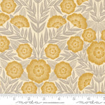 Flower Press Ecru Gold Floral Yardage by Katharine Watson for Moda Fabrics | 3300 22