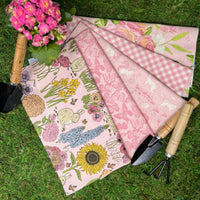 PRESALE My Secret Garden Custom Fat Quarter Bundle Pink by Stacy Iest Hsu for Moda Fabrics | 5 FQs | Curated Bundle