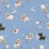 PRESALE Funny Valentine Kitty Sky Yardage by Lizzy House for Moda Fabrics | 37140 25